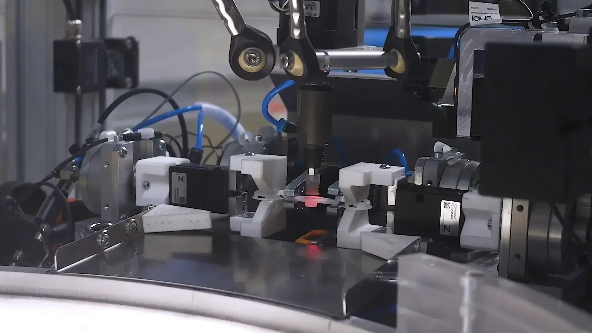 vacuum gripper mounted on automated machinery in industrial setting