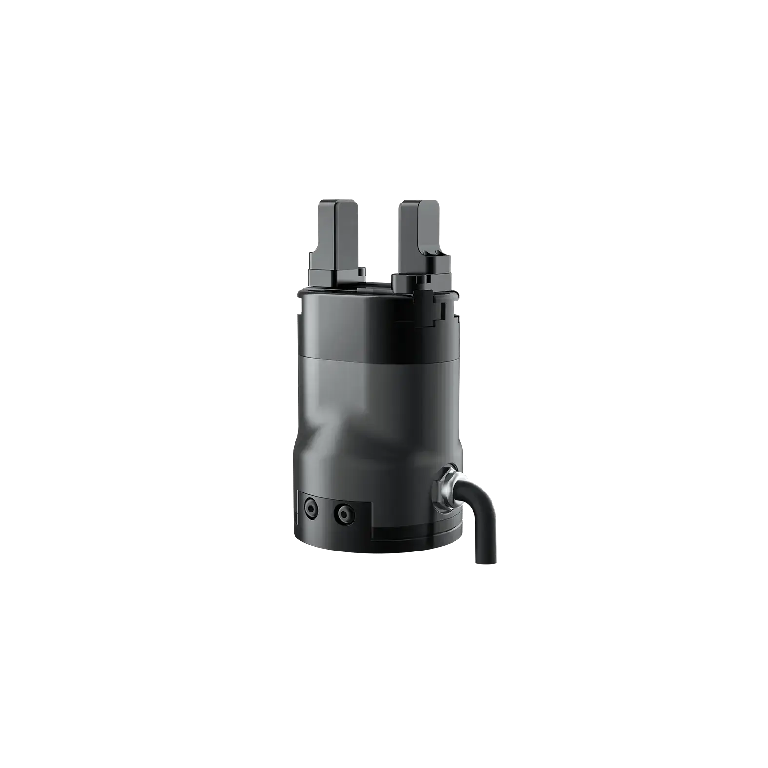 front view of DH Robotics electric parallel gripper with two fingers and cable