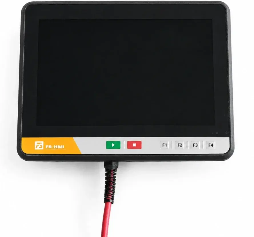 front view of the Fairino Teach Pendant showing buttons and cable