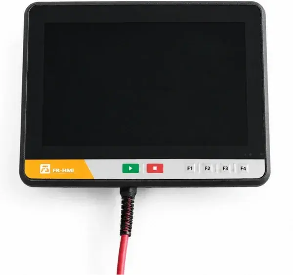 front view of the Fairino Teach Pendant with cable and buttons F1 to F4