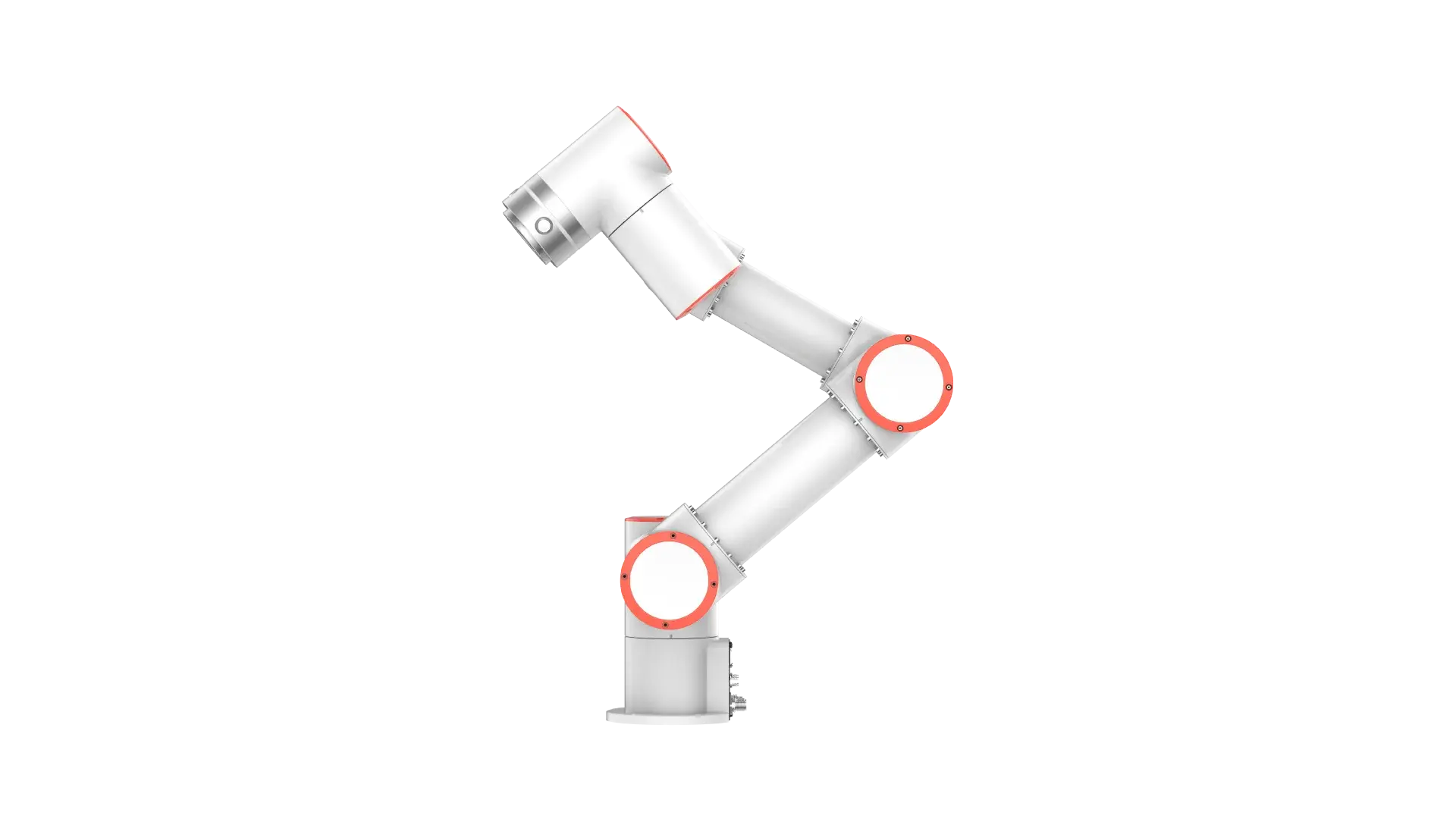 side view of the FAIRINO FR20 industrial robot arm with visible joints and base